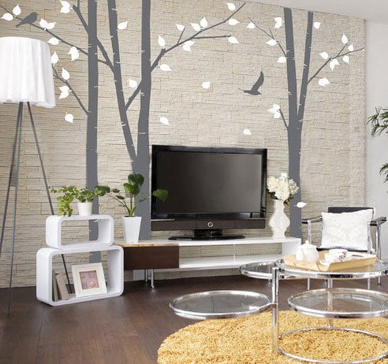 50+ Beautiful Designs Of Wall Stickers / Wall Art Decals To Decor ...