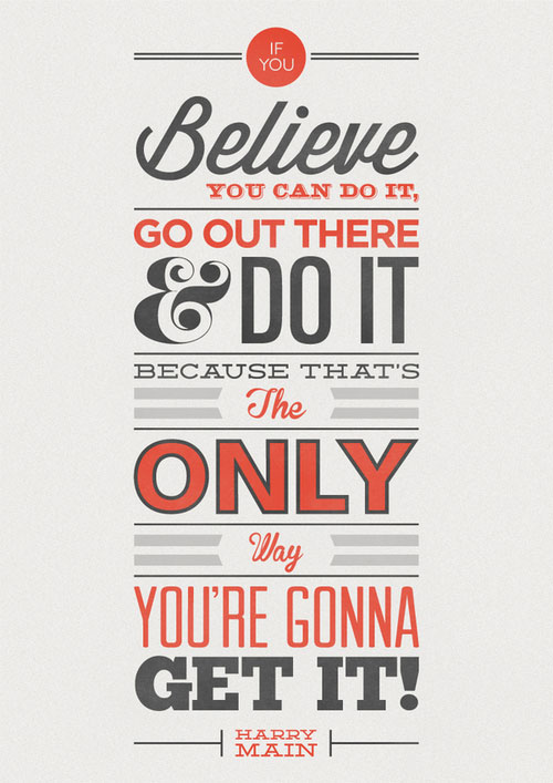 20+ Best Inspirational  Motivational Typography Design Posters With Quotes