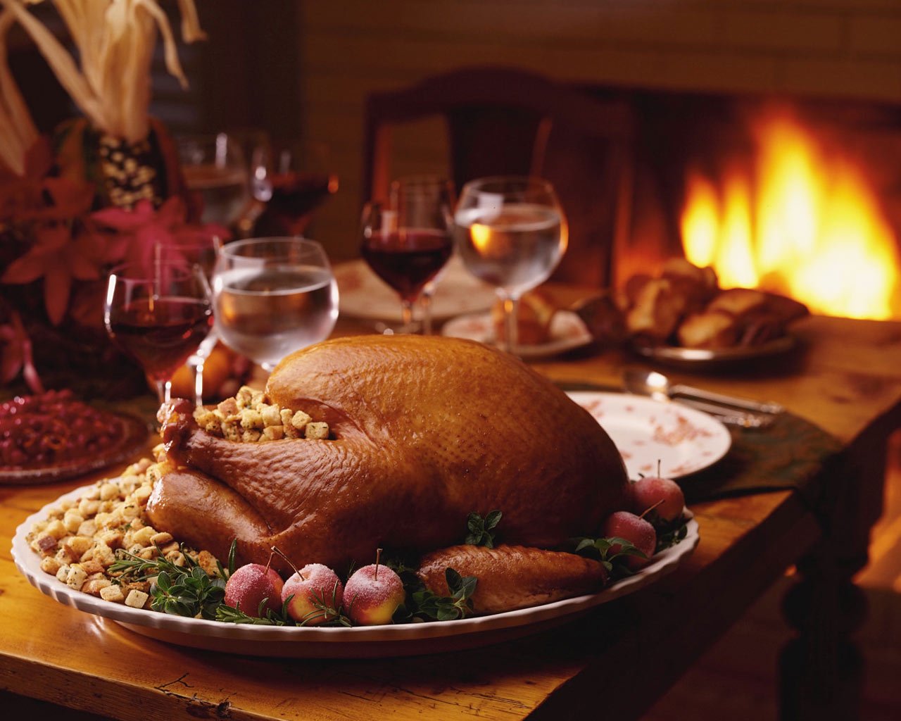 Free Thanksgiving Dinner Table Wallpaper Download The Wallpaper 