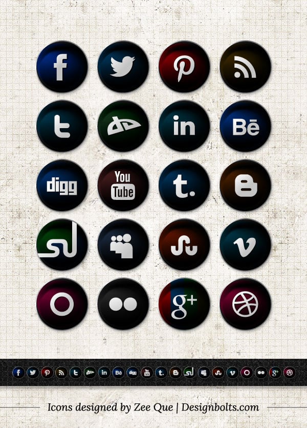 Free-Vector-Round-Black-Social-media-icons-2013