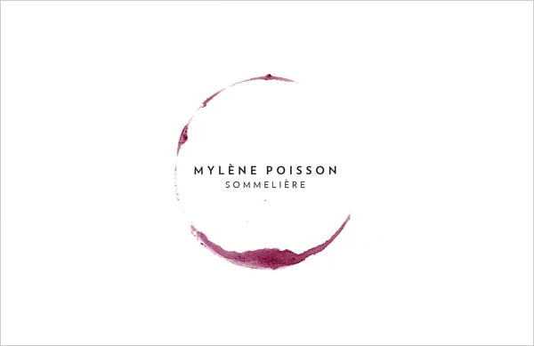 Mylene-Poisson-sommelier-business-card-design-&-Stationery-project
