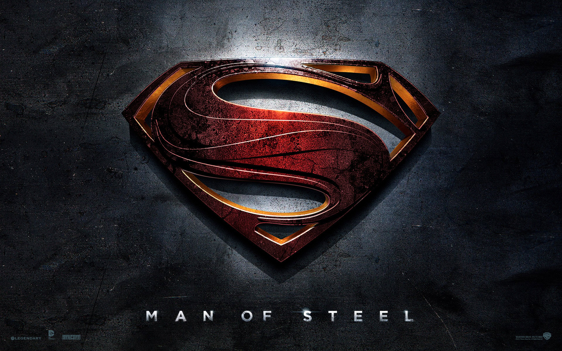 man of steel logo wallpaper