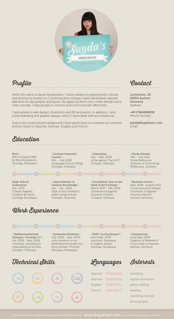 10 interesting  u0026 simple resume examples you would love to