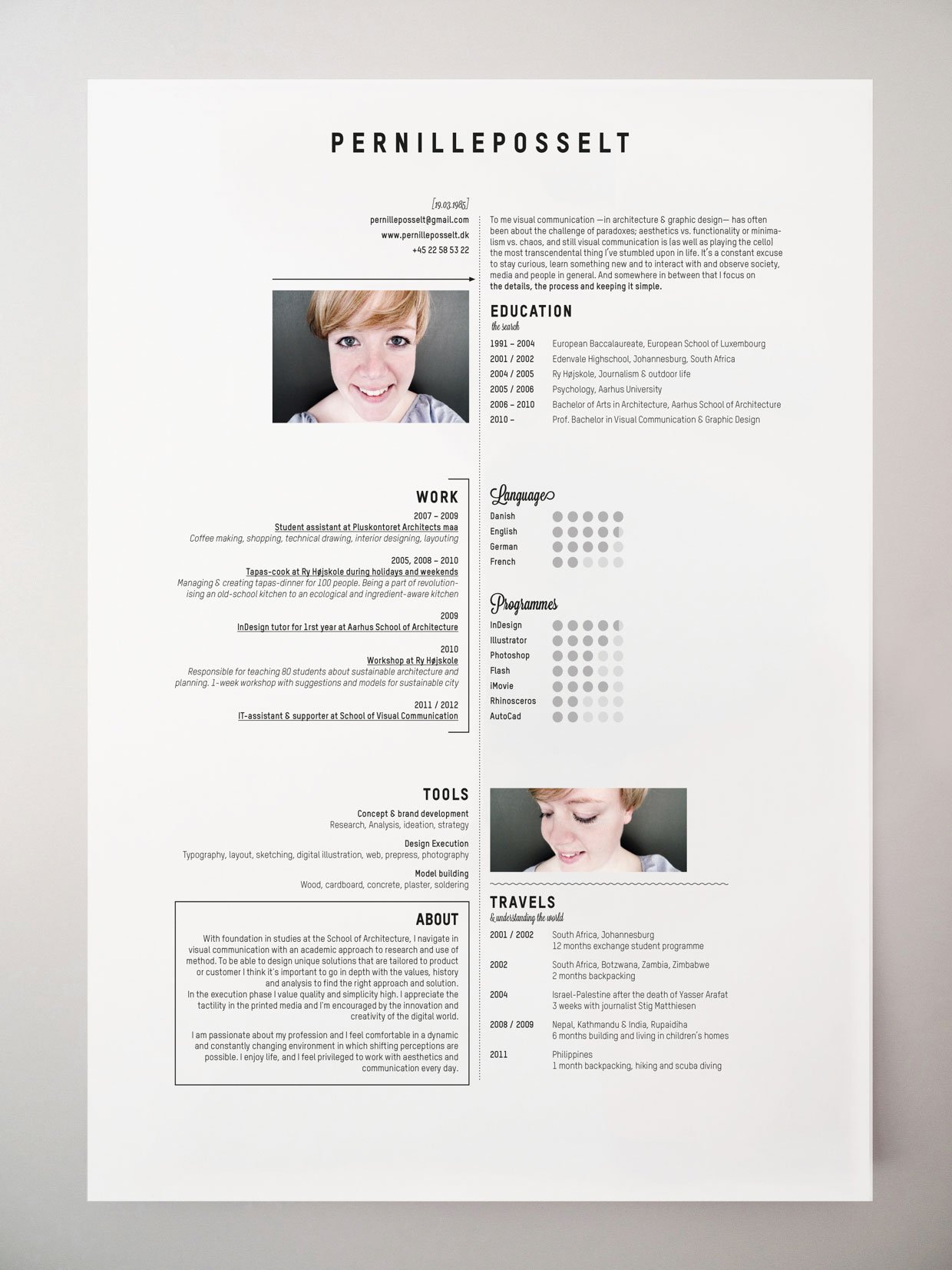 10 interesting  u0026 simple resume examples you would love to notice  u2013 designbolts