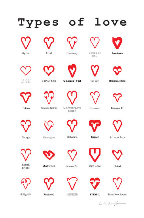 Types-of-love-Inspiring-Poster-Design-ilovedoodle