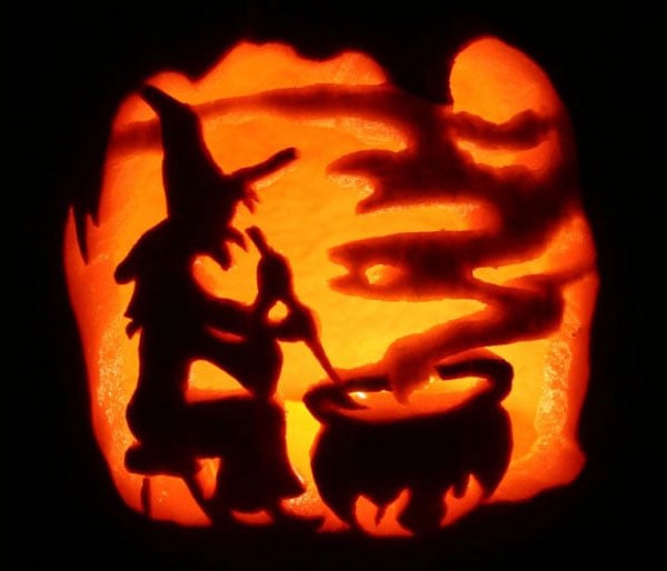 witch-pumpkin-carving-stencils