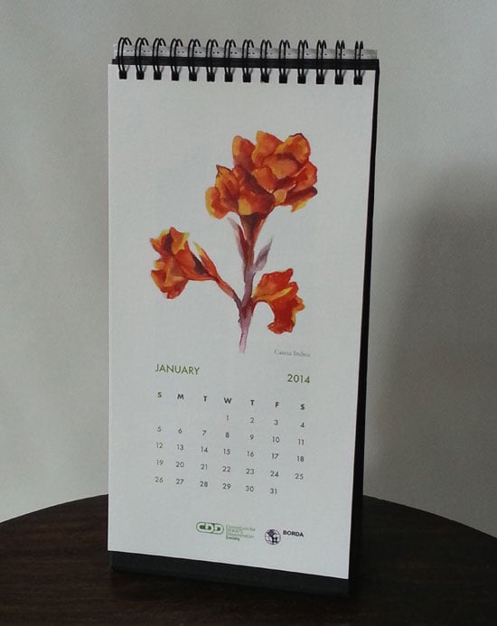 2014 calendar design ideas 17 25 New Year 2014 Wall & Desk Calendar Designs For Inspiration