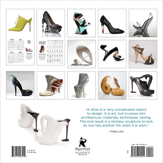 Creative Shoes Calendar 2014 5 25 New Year 2014 Wall & Desk Calendar Designs For Inspiration