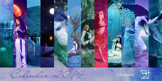 Digital Art Calendar 2014 25 New Year 2014 Wall & Desk Calendar Designs For Inspiration