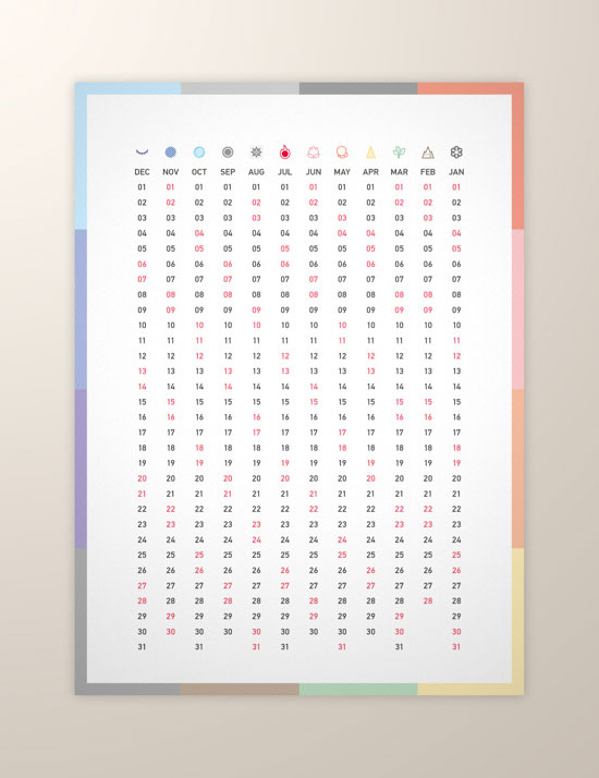 Design Calendar Simple | 25 new year 2014 wall desk calendar designs for inspiration Design Calendar Simple | 25 new year 2014 wall desk calendar designs for inspiration