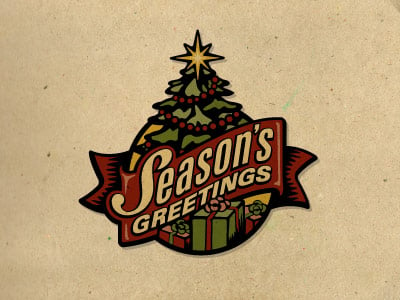 圣诞及节日主题logo欣赏