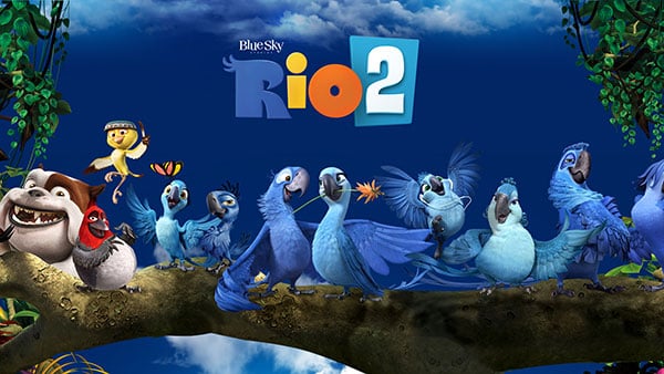 2014 Rio 2 Wallpaper design by desigbolts Rio 2 (2014) Movie HD Wallpapers & Facebook Cover Photos