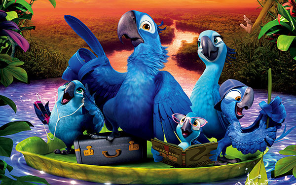 2014 rio 2 family wallpaper Rio 2 (2014) Movie HD Wallpapers & Facebook Cover Photos