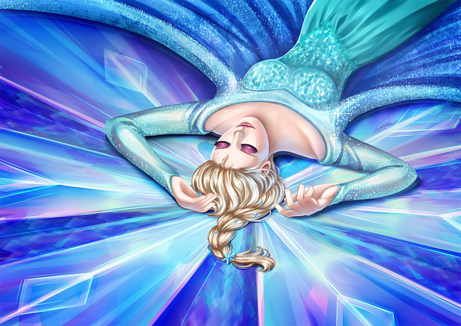 Frozen Elsa Anna Digital Fan Art Wallpapers HD Wallpapers Download Free Images Wallpaper [wallpaper981.blogspot.com]