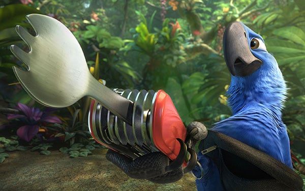 Rio with army knife wallpaper Rio 2 (2014) Movie HD Wallpapers & Facebook Cover Photos