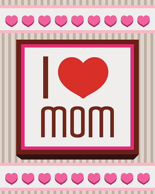 30+ Free Printable Vector & PSD Happy Mother’s Day Cards 2014 Designbolts