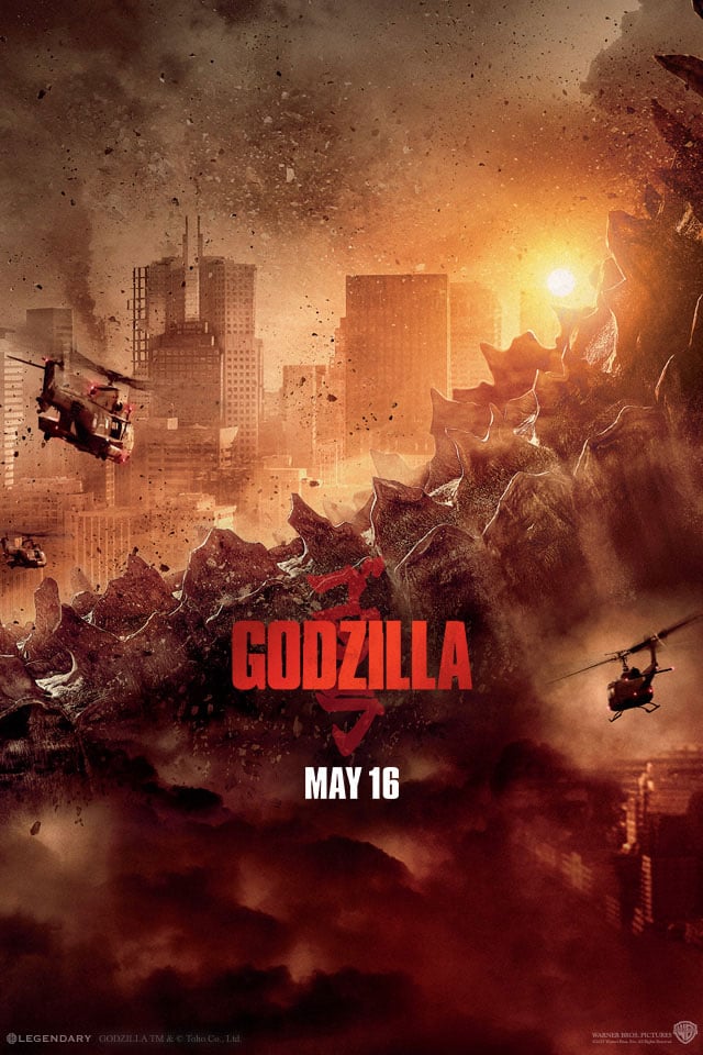 Godzilla Movie 2014 HD, iPhone  iPad Wallpapers