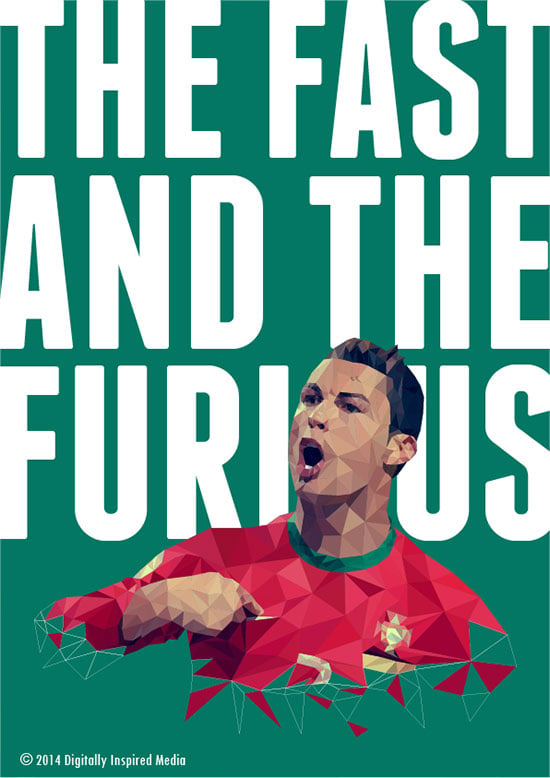 世界杯顶级球星海报设计欣赏