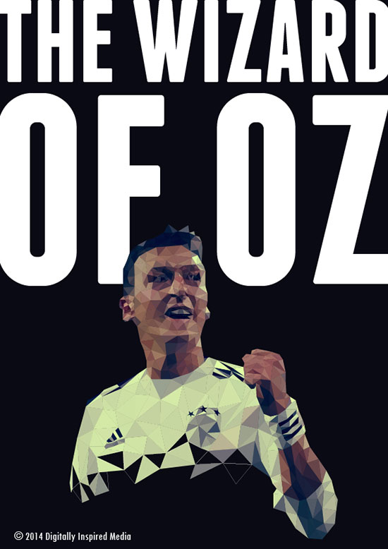 Mesut-Ozil-The-Wizard-Of-OZ-World-Cup-2014-poster