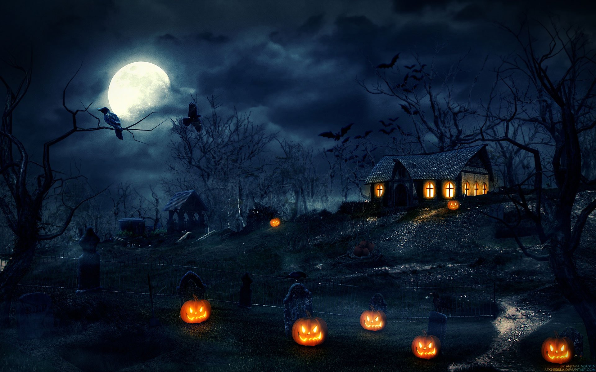 Halloween Wallpapers: 30 Spooky Backgrounds for Your Desktop
