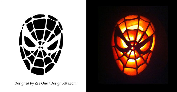 10 Free Scary Halloween Pumpkin Carving Stencils Patterns Ideas 2017 
