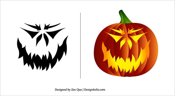Scarey Pumpkin Carving Templates