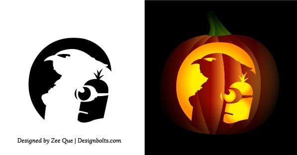 How do you use a pumpkin carving stencil?