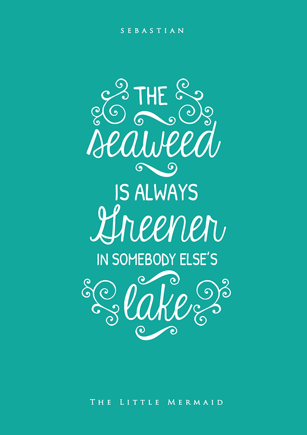 Inspiring Typography Quotes from Disney Movies 9