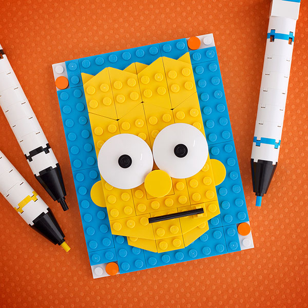 19 Cool Lego Brick Sketching by Chris McVeigh – Designbolts