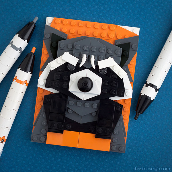 lego racoon mario