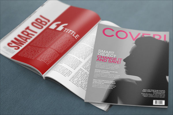 Psd Magazine Cover Template Free