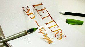 3D-Lettering-A-New-Trend-for-Calligraphers-&-Letterers
