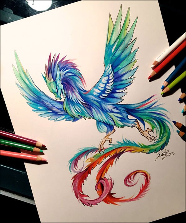 20+ Amazing Colour Pencil Drawings by Katy Lipscomb