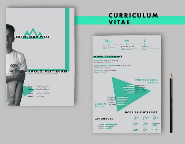10 Best Free Resume Cv Design Templates In Ai Mockup Psd Collection