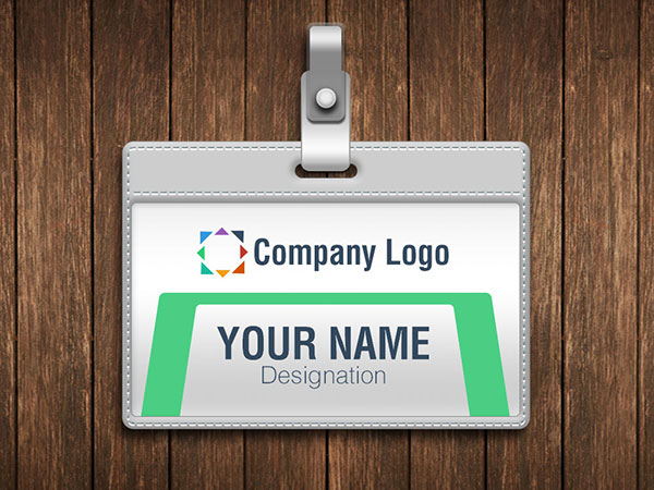 2 free company employee identity card design templates