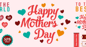 Free-Cute-Mother's-Day-Sale-Vectors,-Icons-&-Banners