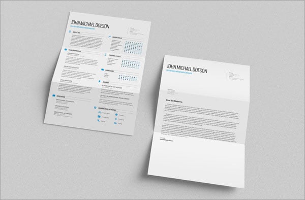Cover letter psd