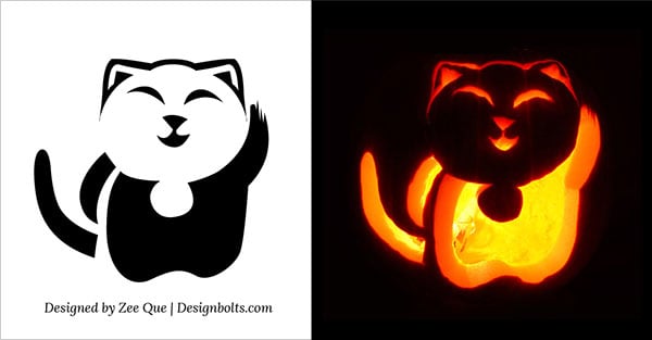 18-cute-pumpkin-carving-templates