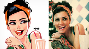 15-Stunning-Digital-Art-Paintings-of-Random-People-by-Julio-Cesar