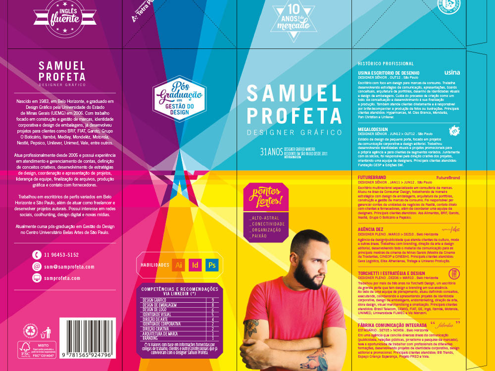 graphic designer resume inspiration