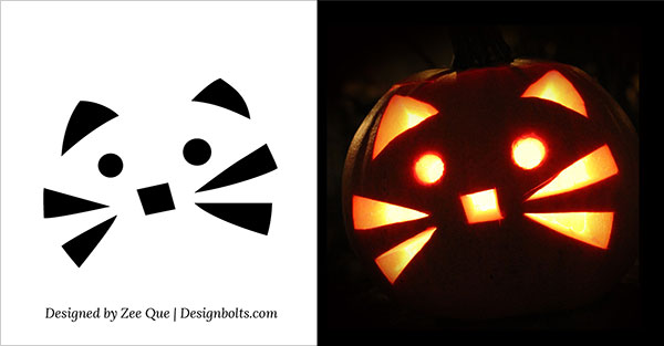 5 Easy Yet Simple Halloween Pumpkin Carving Patterns Stencils For 