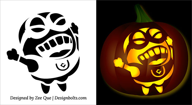 5 Free Halloween Minion Pumpkin Carving Stencils Patterns Ideas 5 Free Halloween Minion Pumpkin Carving Stencils Patterns Ideas