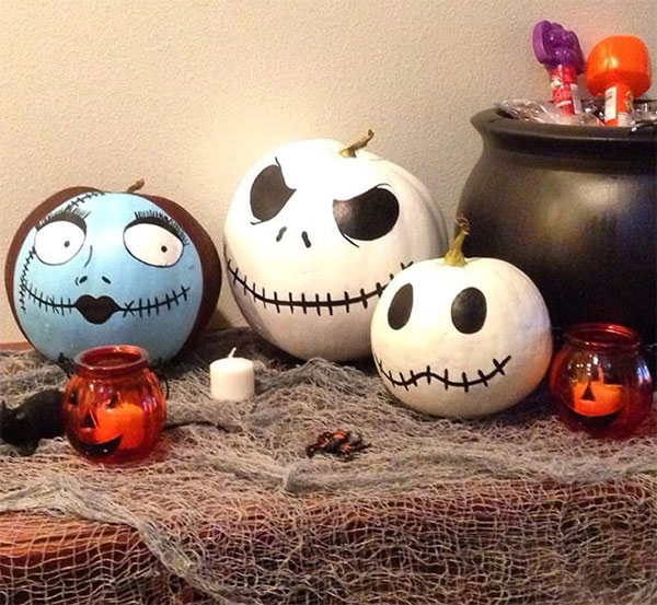 25 No Carve Painted Pumpkin Ideas A New Trend Of Halloween 2015 