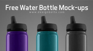 water bottle mockup