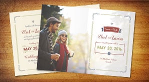 Free-Save-the-date-Pre-Wedding-Post-Card-Design-Template