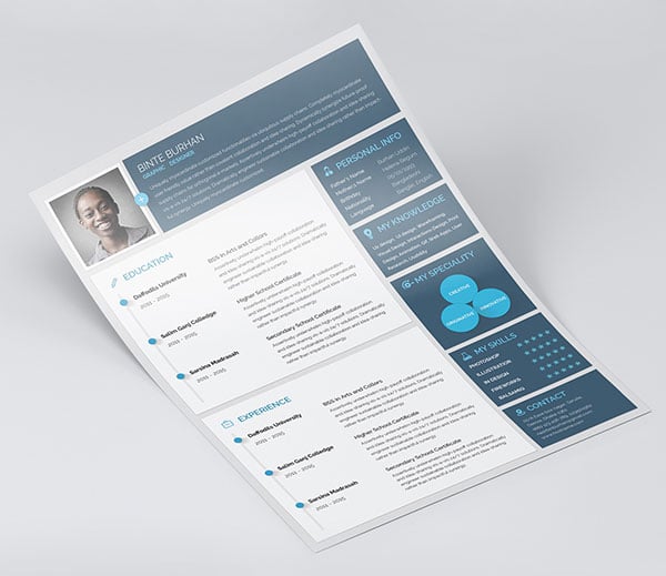 10 best free resume  cv  templates in ai  indesign  word