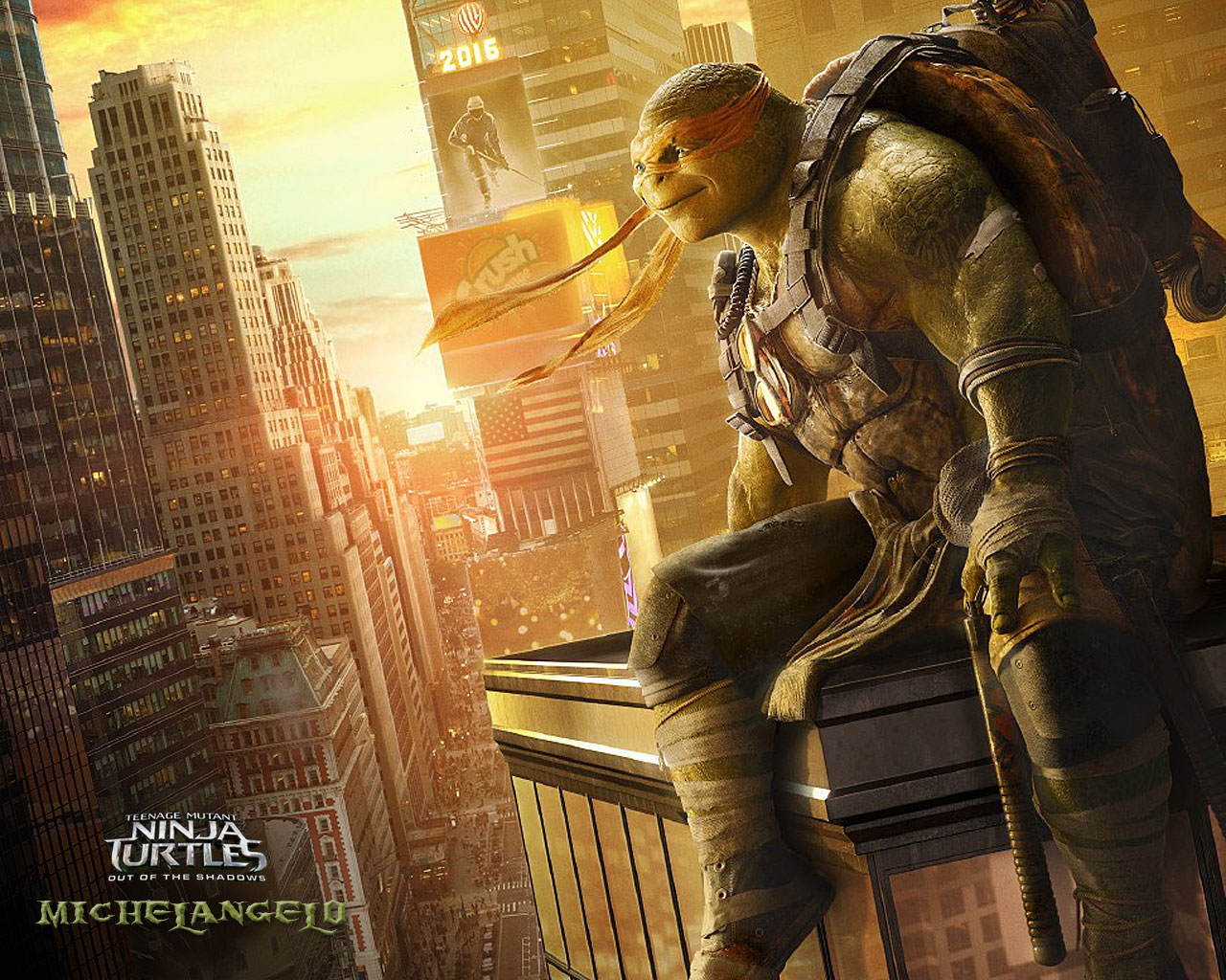 ninja turtles 2 michelangelo