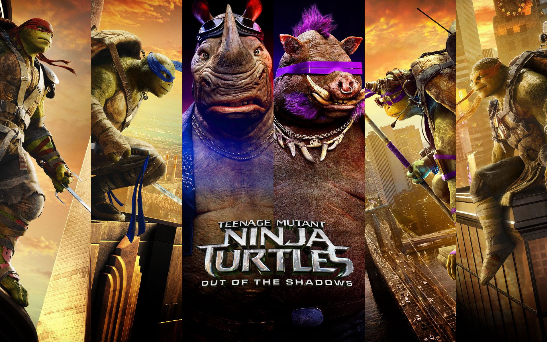 Teenage Mutant Ninja Turtles (TMNT 2) 2016 Out of the Shadows HD