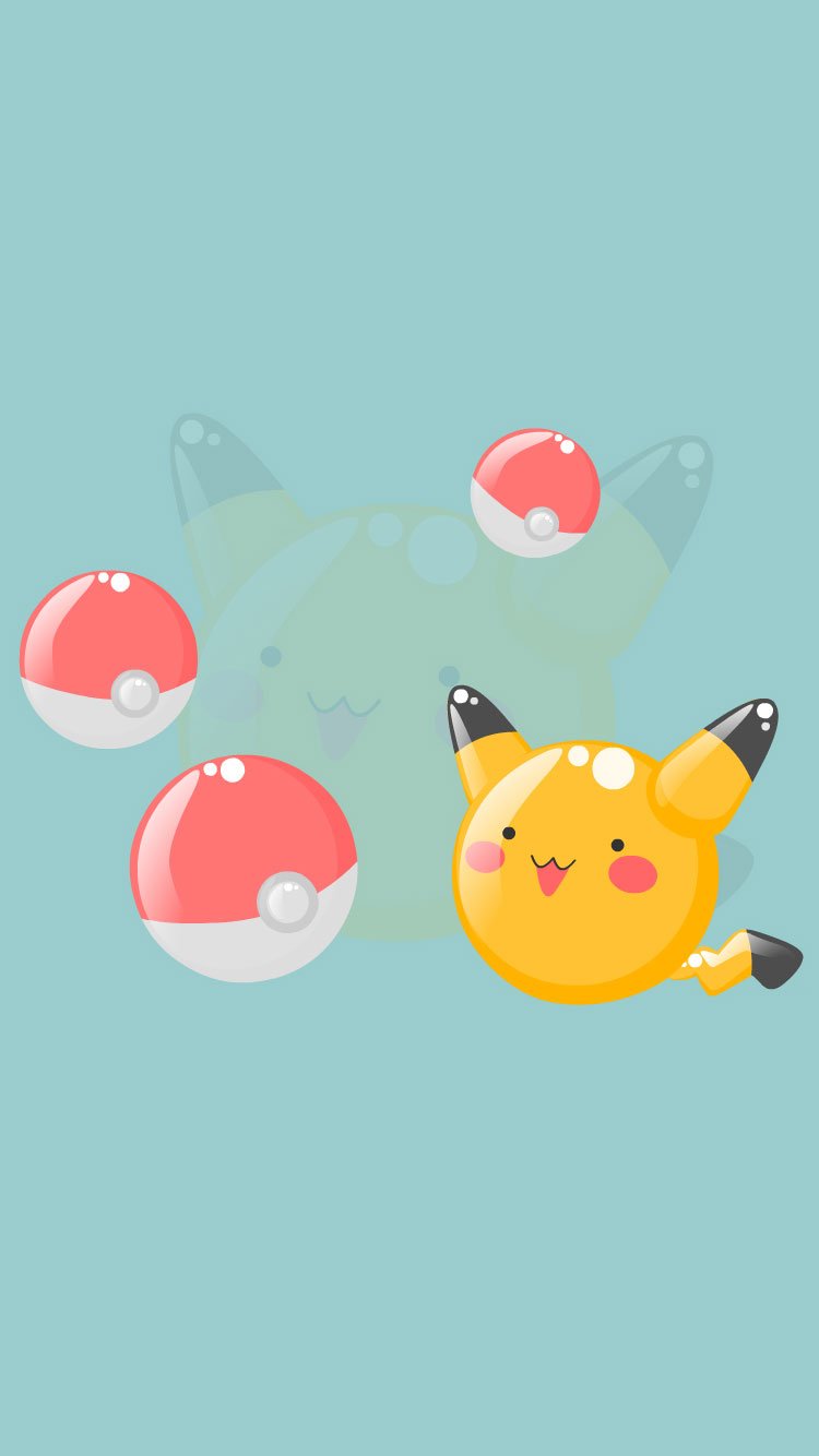 25 Pokemon Go Pikachu Pokeball IPhone 6 Wallpapers Backgrounds
