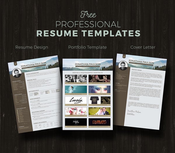 20 best free resume  cv  templates in ai  indesign  u0026 psd